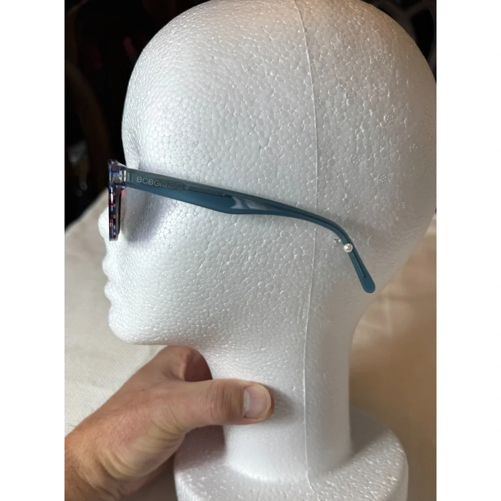 BCBGENERATION Sunglasses 0002 Multi Blue Full Rim Square 50-16-135; Frames Only‎